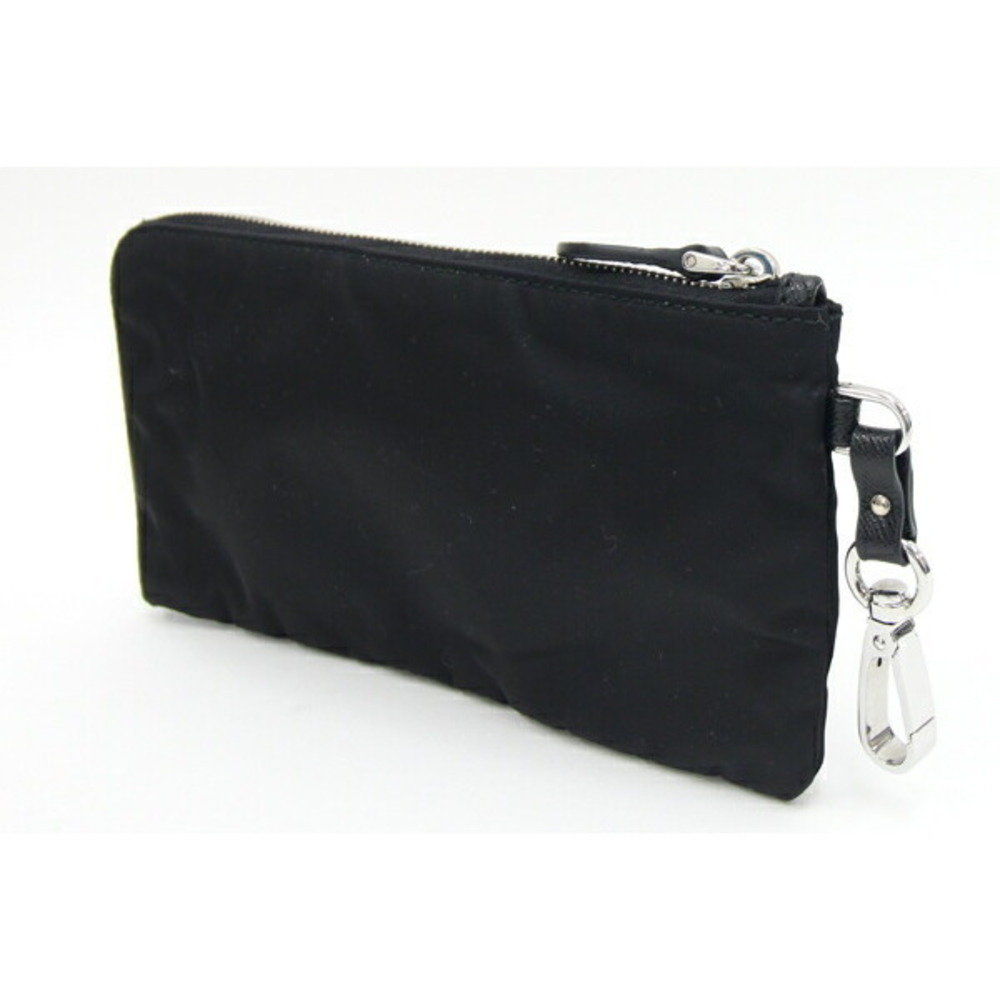 Prada Nylon Accessory Hook Backpack Keychain Blac… - image 1